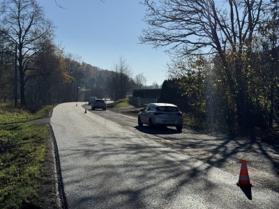 Zebrzydowice. Kończą układać asfalt na drodze wojewódzkiej 937