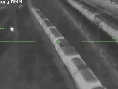 Cysterny płoną na Krymie