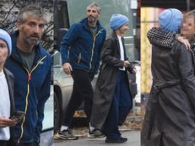 Joanna Koroniewska bez mejkapu i czesany wiatrem Maciej Dowbor grasują po Warszawie (ZDJĘCIA)