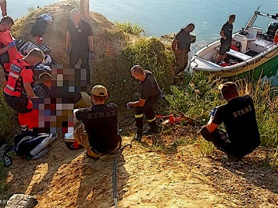 Śmierć Daniela L. Wypadek nad zbiornikiem Wapienniki