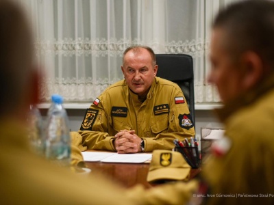 Gwiazdka generalska dla Pomorskiego Komendanta Wojewódzkiego PSP