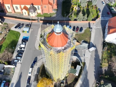 Remont wieży ciśnień zakończony. W środku ukryto kapsułę czasu