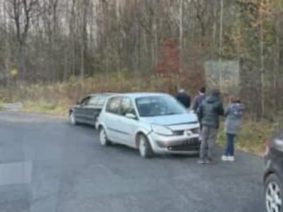 Kolizja na serpentynie w Szklarskiej Porębie Dolnej