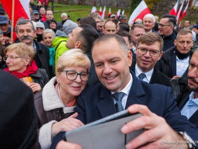 Prezydent Nawrocki w Kętrzynie: Polskość będzie trwała