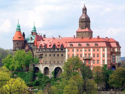 Obrazy Antona Felixa Schefflera powróciły do Zamku Książ w Wałbrzychu