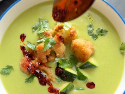 Wiosenna zupka z groszku