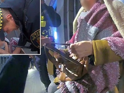 Siedziała na krzesełku. Nic nie mówiła. Przejmujące sceny na warszawskiej ulicy