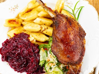 Udka gęsie pieczone