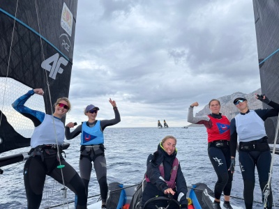 Dwie polskie załogi na podium mistrzostw Europy juniorów w klasie 49erFX.