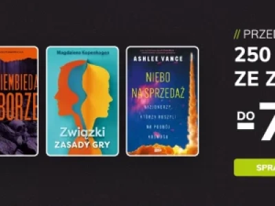 Promocje dnia – 10.11.2025: 3x Znak, Helion, Marginesy, Grube książki, Artrage, Dehnel, Romanse, Sploty