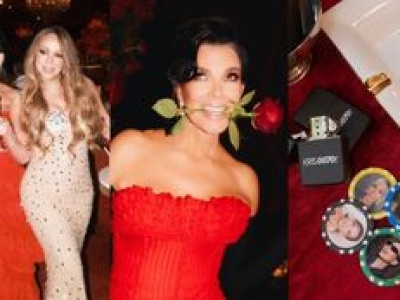 Tak wyglądały LUKSUSOWE 70. urodziny Kris Jenner: zaszalała ze śmietanką gwiazd i filtrem odmładzającym (DUŻO ZDJĘĆ)