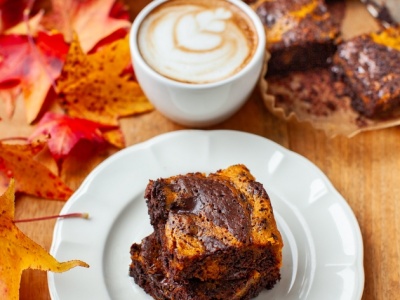 Pumpkin Spice Brownie