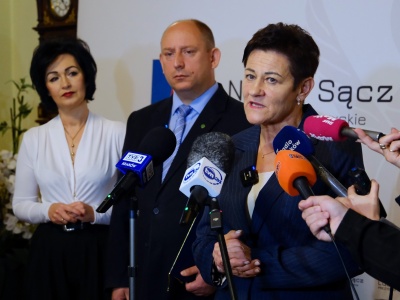 Donald Tusk wyznaczył Bożenę Borkowską do pełnienia obowiązków prezydenta Nowego Sącza