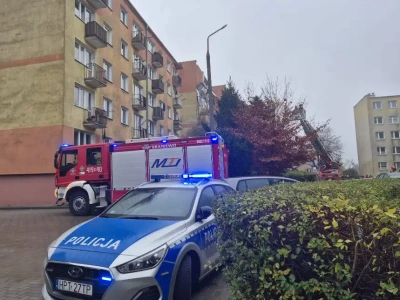 Wybuch gazu w Braniewie. Jedna osoba trafiła do szpitala, 50 ewakuowano