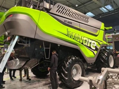 Pierwszy na świecie hybrydowy kombajn zbożowy. Zużywa o 1/3 mniej energii