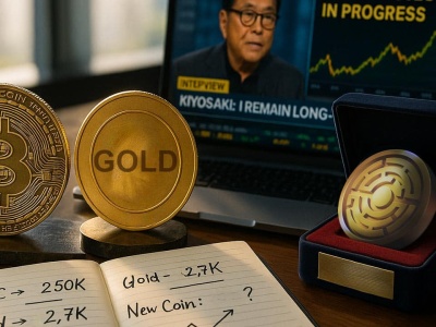 Powrót hossy na Bitcoinie? Kiyosaki celuje w BTC za 250 tys. dolarów i złoto za 27 tys. dolarów. Jedna nowa moneta może zamienić 100 dolarów w 9000 dolarów