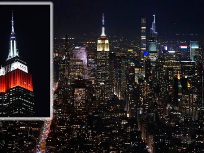 Empire State Building rozbłysnął bielą i czerwienią. Wyjątkowy gest USA