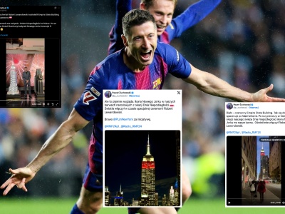 Empire State Building rozświetlone polskimi barwami!