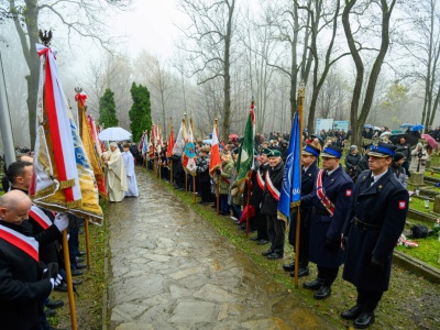 Patriotyczna manifestacja w Łowczówku