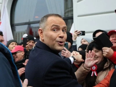 Nawrocki na Marszu Niepodległości. Tak zareagowali uczestnicy