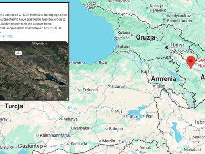 Katastrofa samolotu wojskowego w Gruzji. Trwa akcja poszukiwawczo-ratunkowa