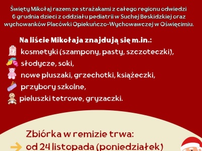 Mikołajkowa zbiórka andrychowskich strażaków