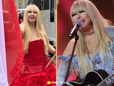 Maryla Rodowicz zaskoczyła czerwoną stylizacją. Uwagę zwraca spódnica