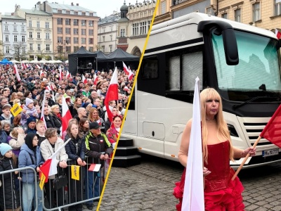 Tłumy na krakowskim Rynku Głównym. IX Ogólnopolskie Śpiewanie Biało-Czerwonych Przebojów z RMF FM za nami