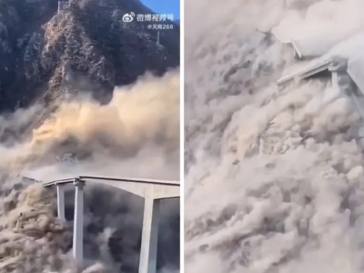 W Chinach zawalił się nowo otwarty most. Nagrano moment katastrofy