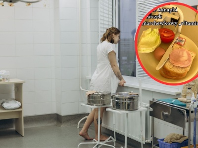 Takie posiłki podano w szpitalu ciężarnej pacjentce. 