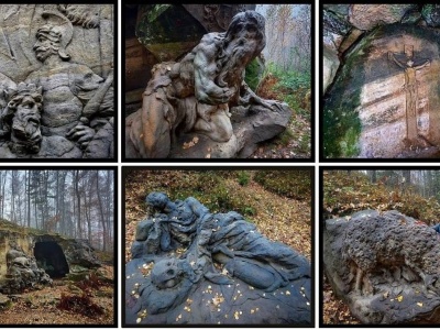 Braunův Betlém – barokowe, monumentalne dzieło sztuki rzeźbiarskiej w plenerze w Czechach