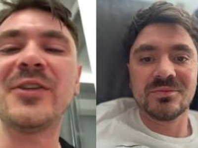 Daniel Martyniuk reaguje na wiadomości od hejtera. 