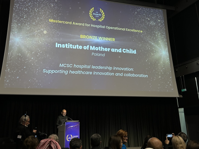 Instytut Matki i Dziecka z międzynarodową nagrodą za rozwój innowacji w szpitalach