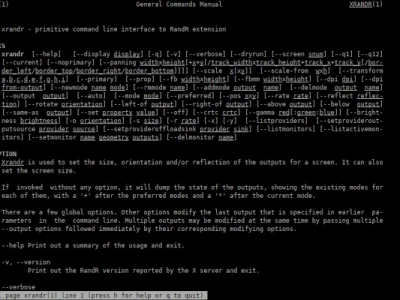 Porady Admina: xrandr