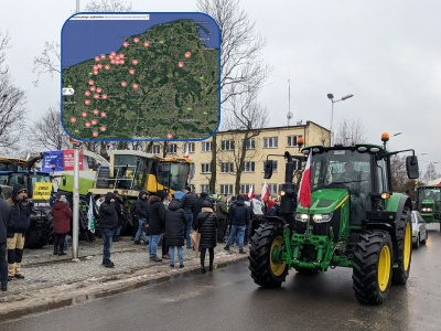 Rolnicy wyjeżdżają na drogi. Oto mapa protestów 14.11.2025