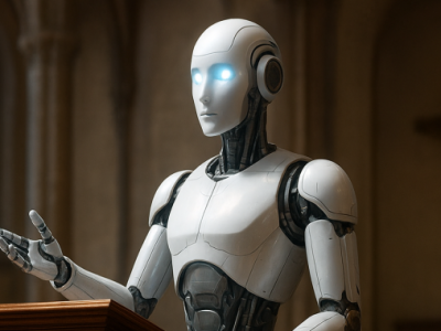 Lepiej, by sztuczna inteligencja została w zakrystii, a nie „wychodziła” na ambonę