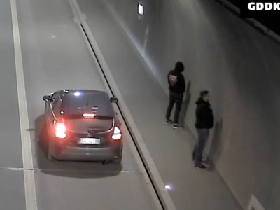 Olali przepisy. GDDKiA pokazała nagranie z tunelu