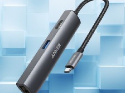 Hub USB-C Anker PowerExpand+ z Ethernet i HDMI za 98,97 zł w Amazon PL