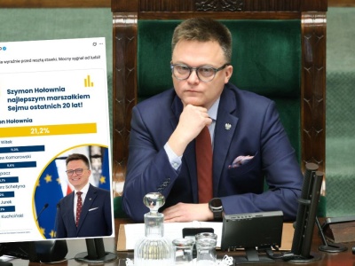 Sondaż: Szymon Hołownia najlepiej ocenianym marszałkiem Sejmu ostatnich 20 lat