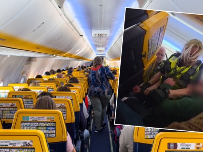 Awantura na pokładzie Ryanaira. Na pokład musiała wkroczyć policja