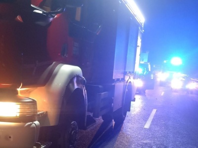 Nocna ewakuacja w jednym z kieleckich bloków