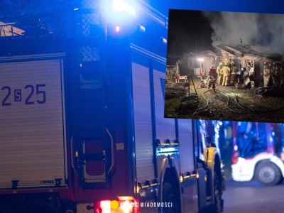 Tragiczna noc w Krosnej. Jedna osoba nie żyje, trzy są w szpitalu