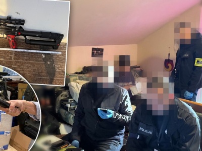 Arsenał cyberprzestępcy robi ogromne wrażenie. Ranił dwoje policjantów