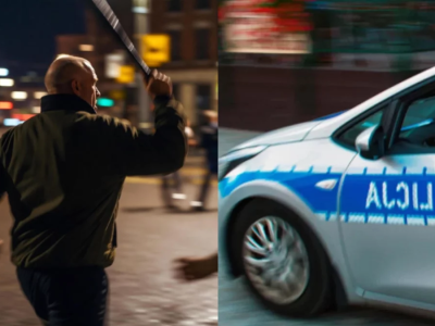 Ukrainiec biegał po ulicy i groził Polakom bejsbolem