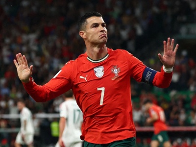 Portugalia wygrała 9:1 bez Cristiano Ronaldo. Oto reakcja gwiazdora