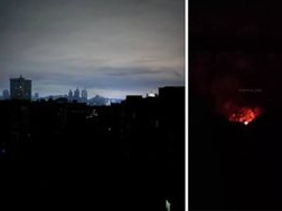 Donieck pogrążył się w ciemnościach po ataku dronów