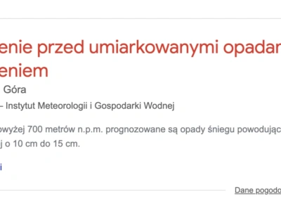 Zima zbliża się do naszego regionu. Przygotujmy się, by nie dać się zaskoczyć