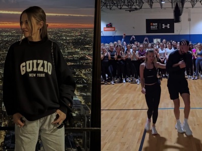 Anna Lewandowska szaleje w Chicago! Bachata u boku tajemniczego przystojniaka