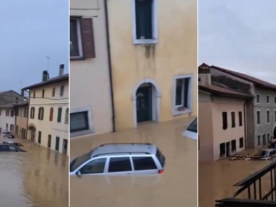 Próbował ratować kobietę, zalała ich masa błota. Poszukiwania trwają