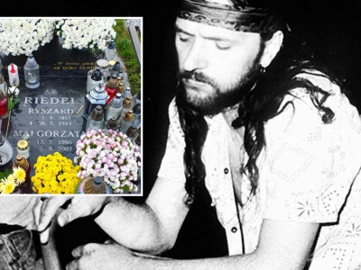 Fani Dżemu nie zapominają o Ryszardzie Riedlu. Jego grób  tonie w kwiatach i zniczach